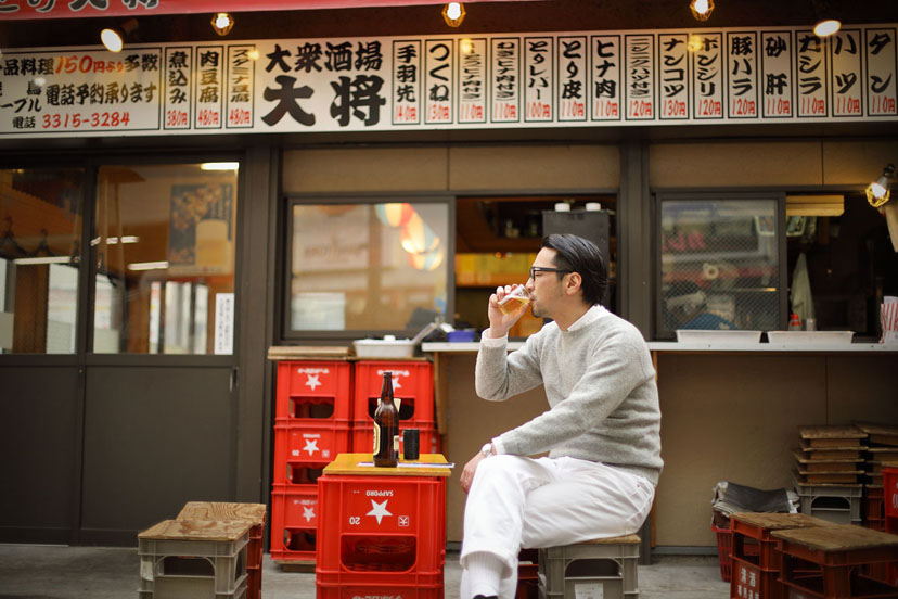 クラークスのデザートブーツと「大将2号店」の焼き鳥