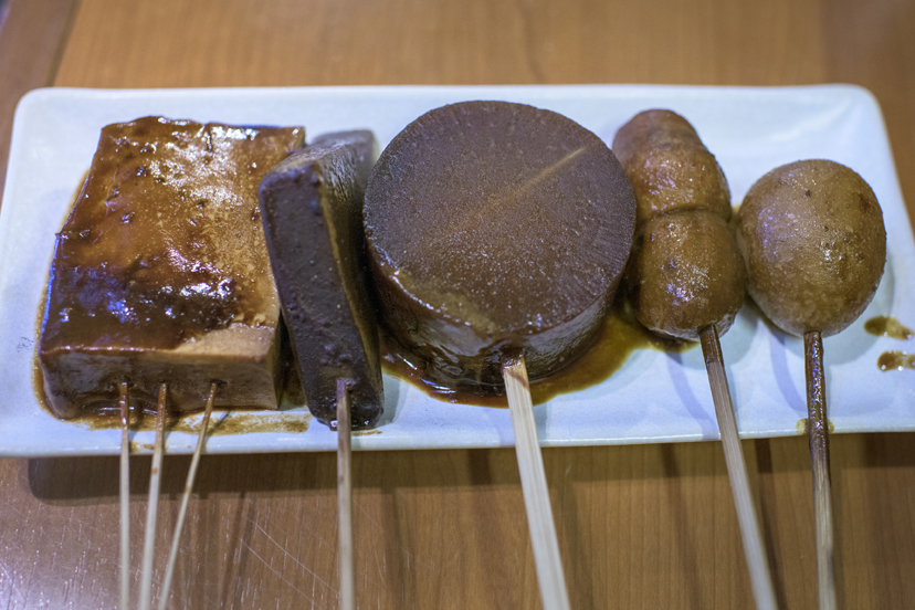 名古屋の味噌おでん、生まれて初めて食べました。