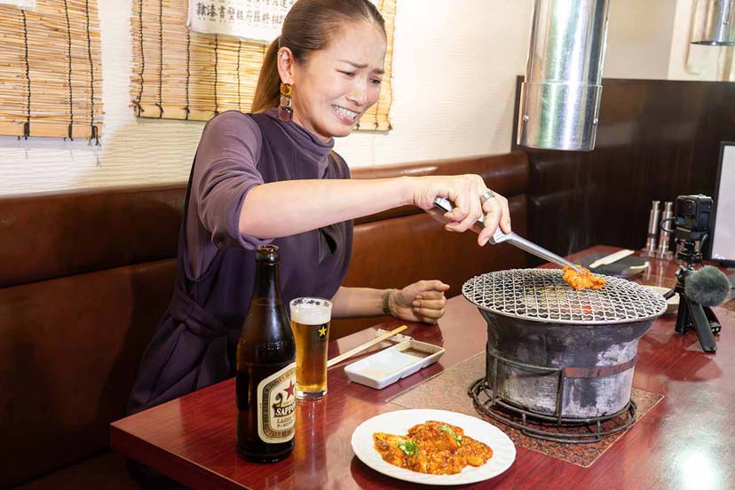 極上ハラミ、イカのフェ、コムタンスープ！　焼肉マニアが通う「赤坂 炭火焼肉 金星」を満喫！～イカのフェ（刺身）のレシピも紹介～