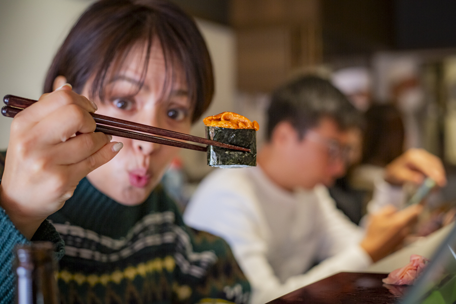 市場前「大和寿司」朝寿司＆朝ビーで始まる最っ幸な１日